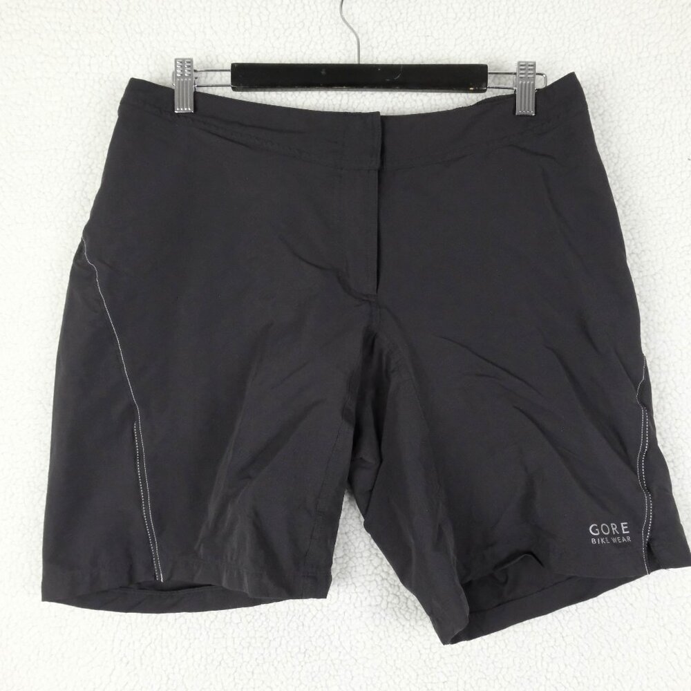 Gore Cycling Shorts Womens Extra Large Black Bike Wear Zip Pocket